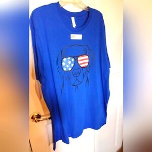 Bella Canvas Blue Graphic Tee